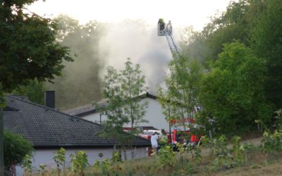 Hoher Sachschaden bei Brand in der Oberzissener Schützenhalle
